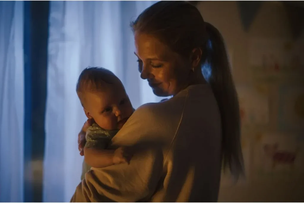 baby only wants mom at night