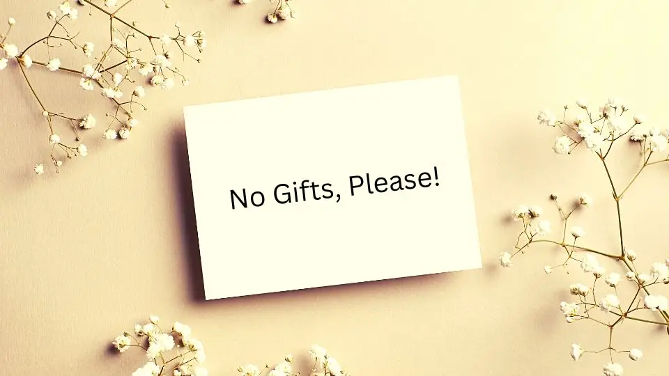 How to Politely Say No Gifts Without Offending Anyone