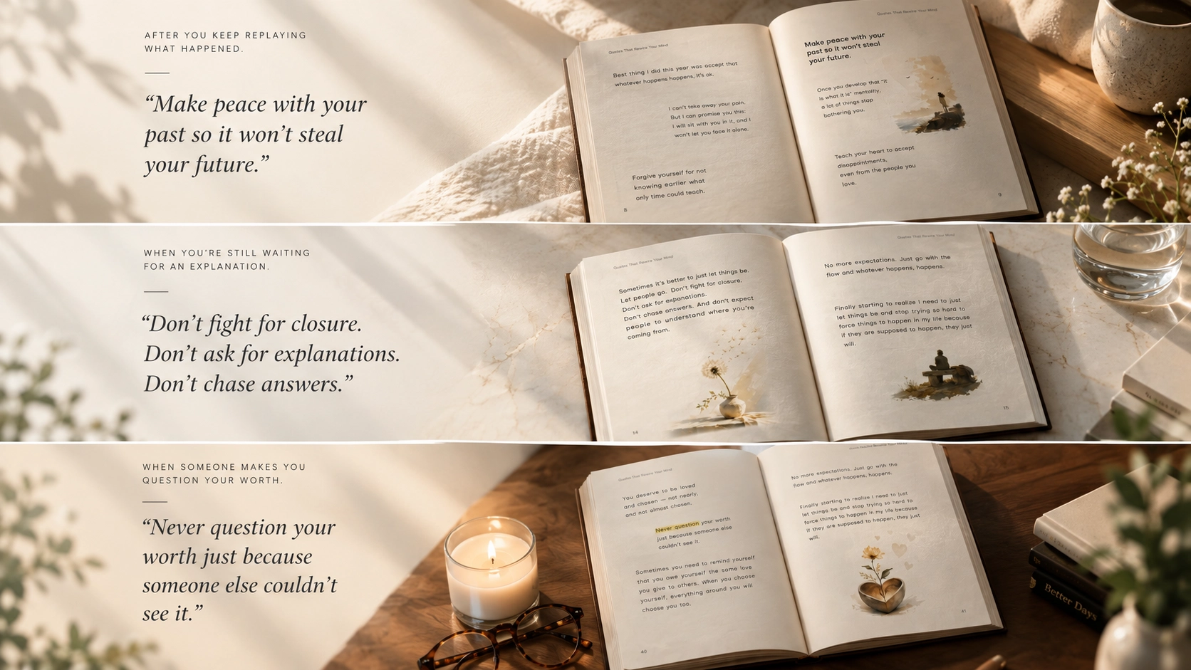 Quotes That Rewire Your Mind: inspirational quotes, relationship wisdom, emotional healing