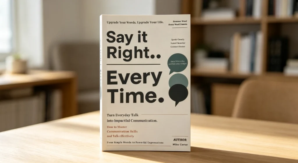 Say It Right Every Time by Miles Carter