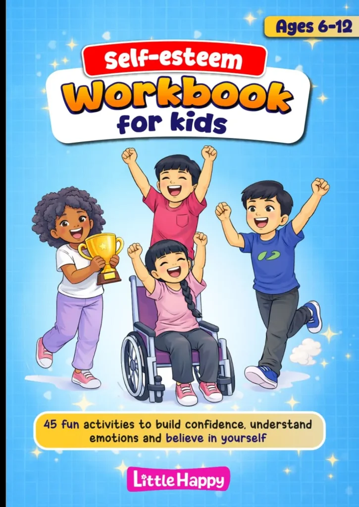 The Self-Esteem Workbook for Kids by Little Happy